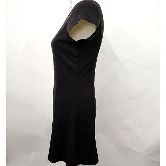 Urban Outfitters Cooperative Black Mesh Back Stretch Skater Dress Fit Flare sz S - Picture 3 of 6